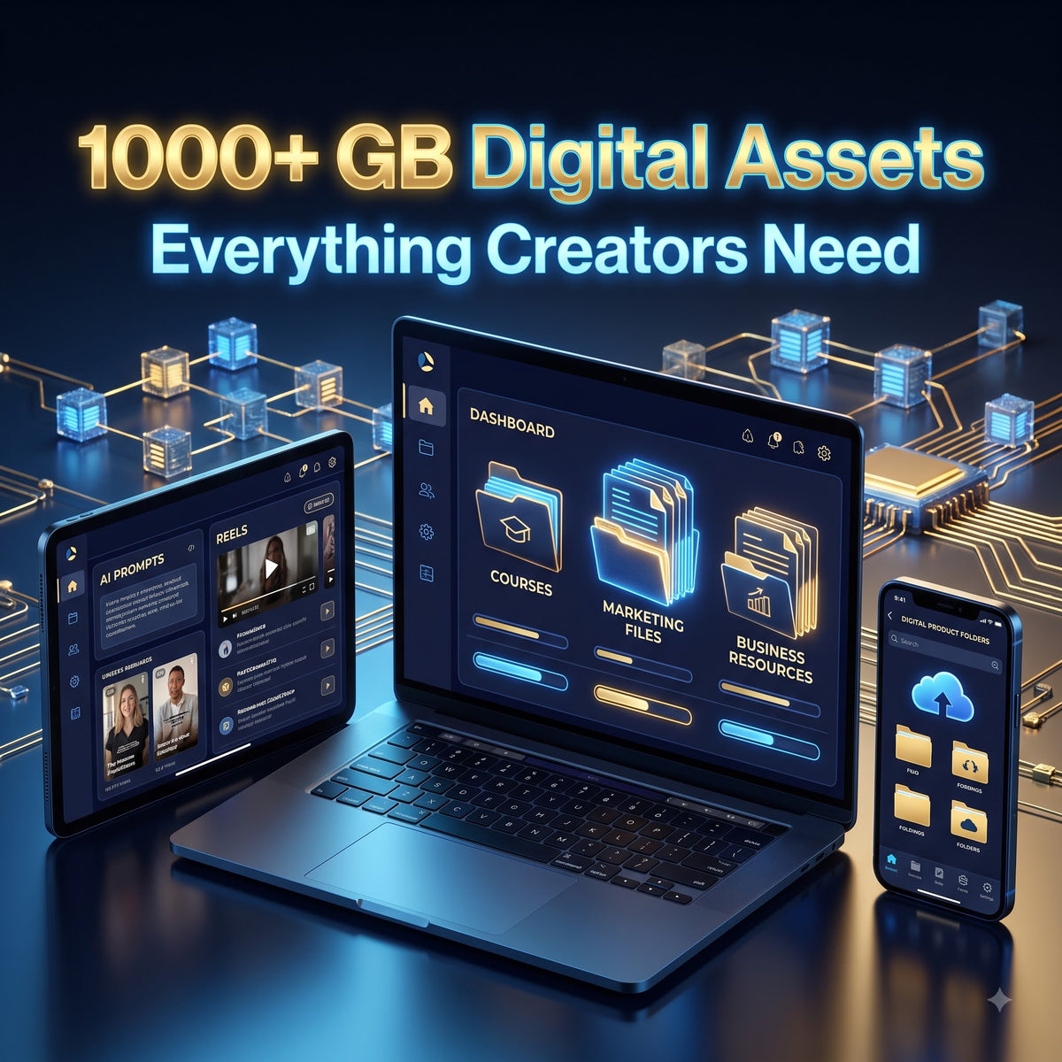 1000+ Digital Assets Bundle